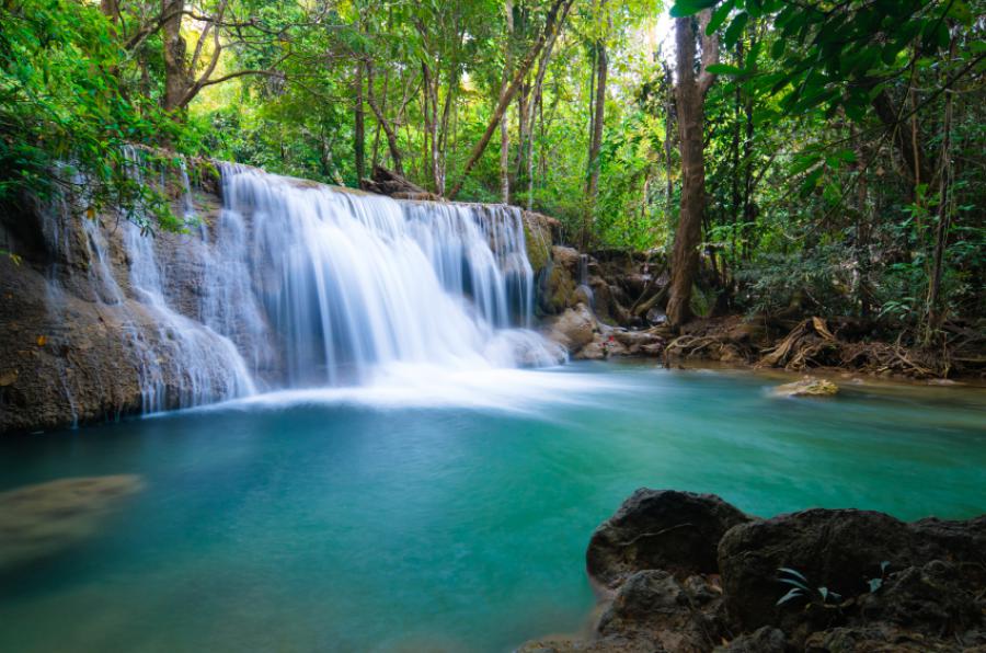 Waterfall Erawan Falls Waterfall Erawan Falls